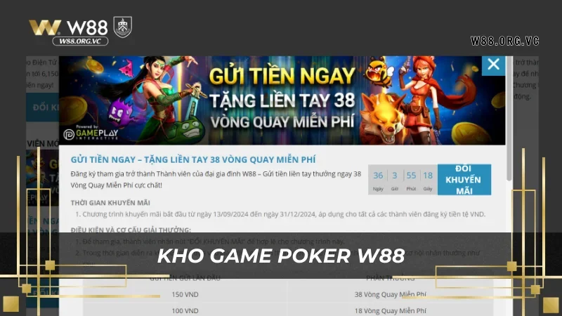Khuyến Mãi W88 - Cơ Hội Vàng Để Nhận Thưởng Hấp Dẫn 2 Gửi tiền mỗi ngày để nhận khuyến mãi W88
