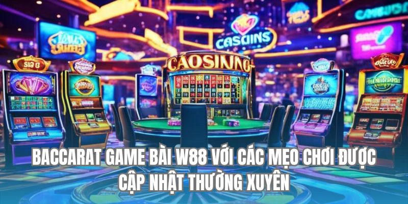 Baccarat game bài W88 với các mẹo chơi được cập nhật thường xuyên